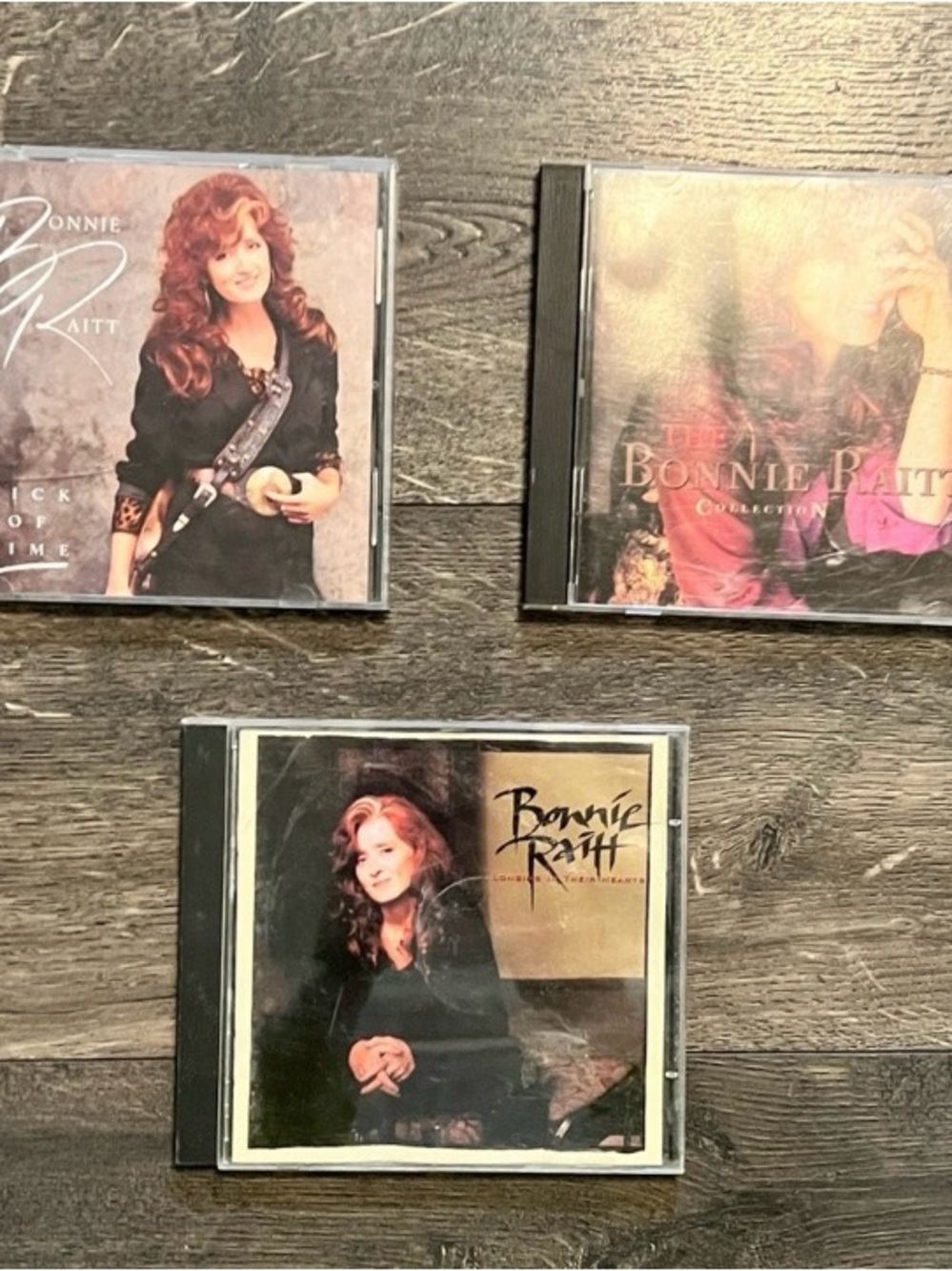 Bonnie Raitt CD Collection - Black & Brown Cover Art